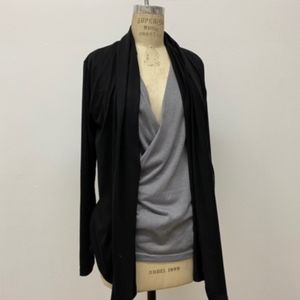 Double layer cardigan